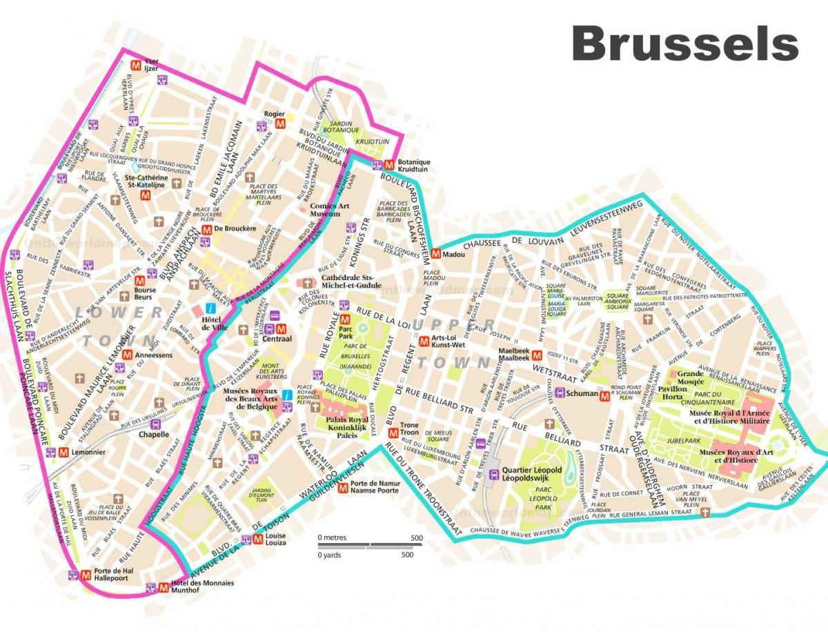 Brussel kaart pdf