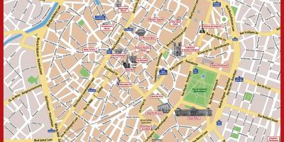 Brussel plattegrond van de stad pdf